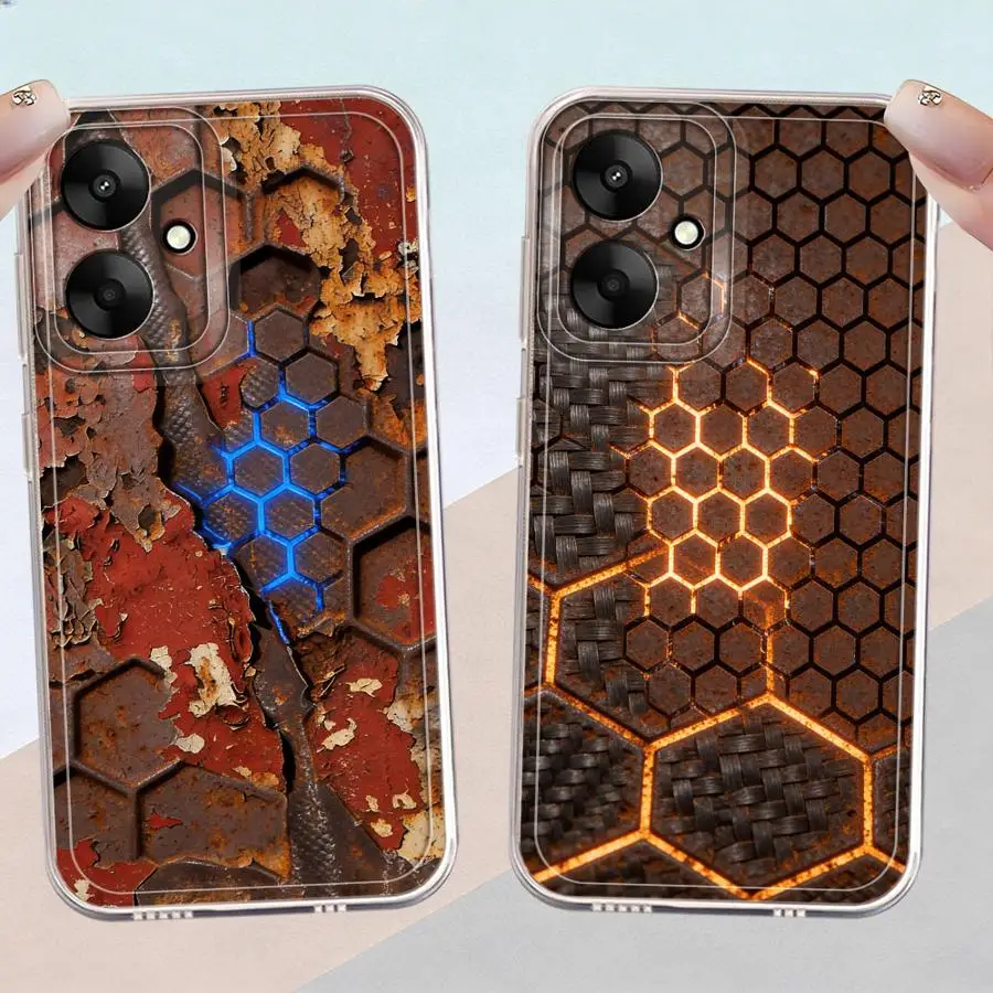 Stainless Carbon Fiber Case for Xiaomi Poco X3 NFC X3 Pro Soft Phone Cover