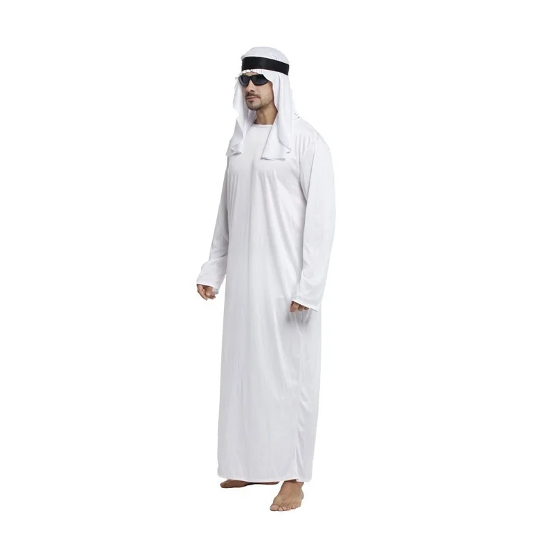 Costume de spectacle d'halloween du chef arabe, vêtements de dubaï pour hommes et adultes, tenue de scène ethnique, fabricant chinois