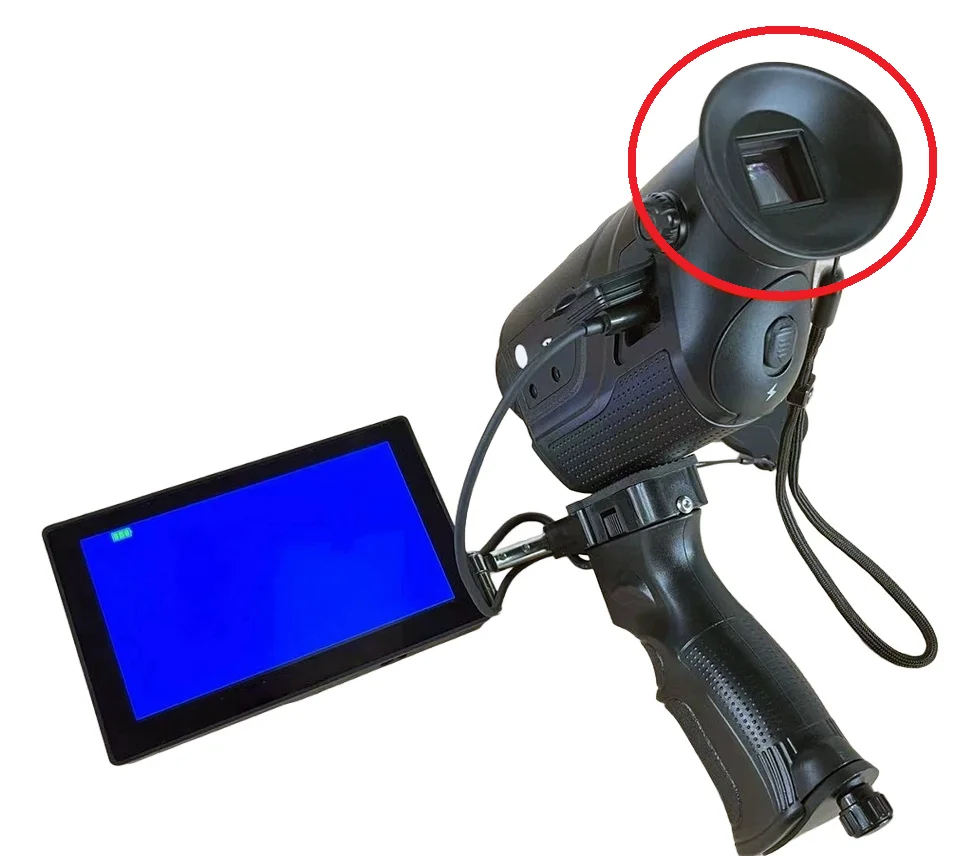 المطاط غطاء العدسة الحرارية أحادي التصوير ليلة نطاق العين عدسة غطاء حماية درع الظل هود للدليل TD210 TD410 420 430