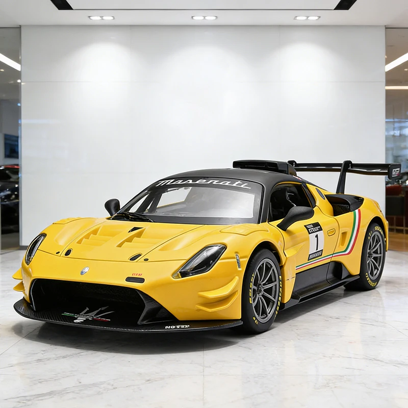 

1:24 Maseratis GT2 Supercar Alloy Car Diecasts & Toy Vehicles Car Model Miniature Scale Model Car For Children