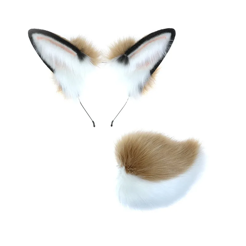 Nouvelles filles en peluche longue oreille de lapin bandes de cheveux chapeaux bandeau robe Accesorios femmes fille Cosplay Lolita Cosplay accessoires de cheveux