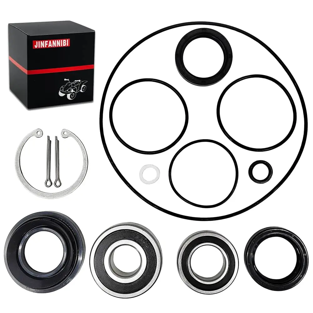 Rear Axle Brake Drum Wheel Seal Bearing Kit For Honda Rancher 420 TRX420 2014-2023 Foreman 520 TRX520 2020-2023 Foreman 500 520