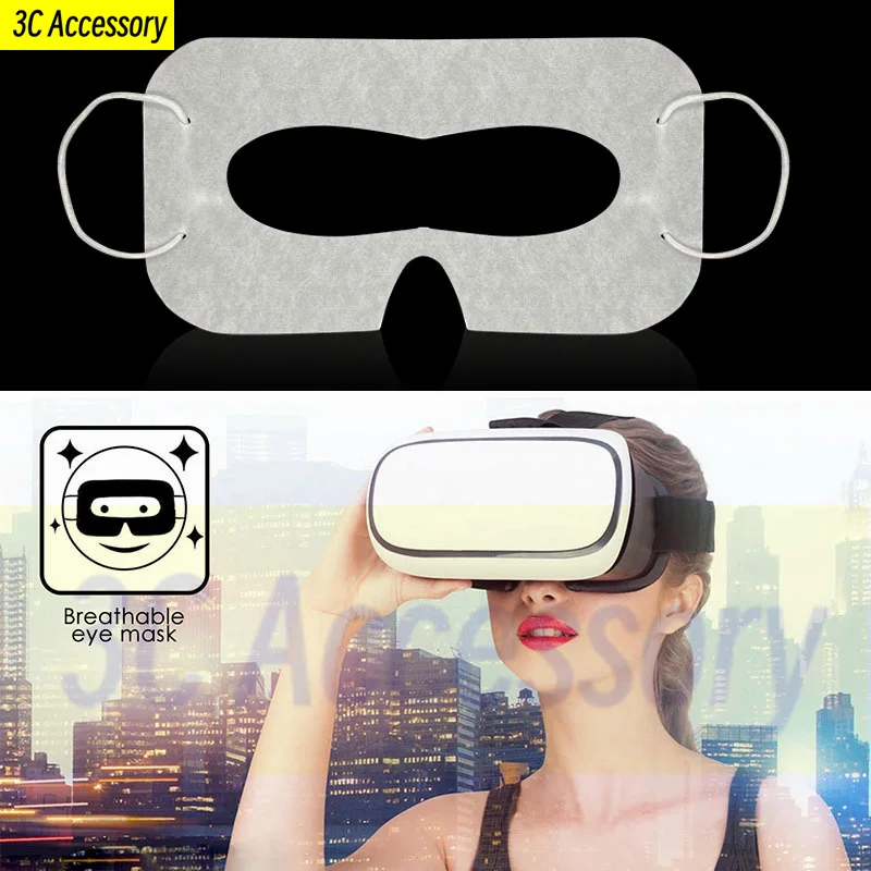 2024 New 100 Piece For Apple Vision Pro/meta quest3 Disposable VR sweat barrier clean eye mask For Apple Vision Pro accessories