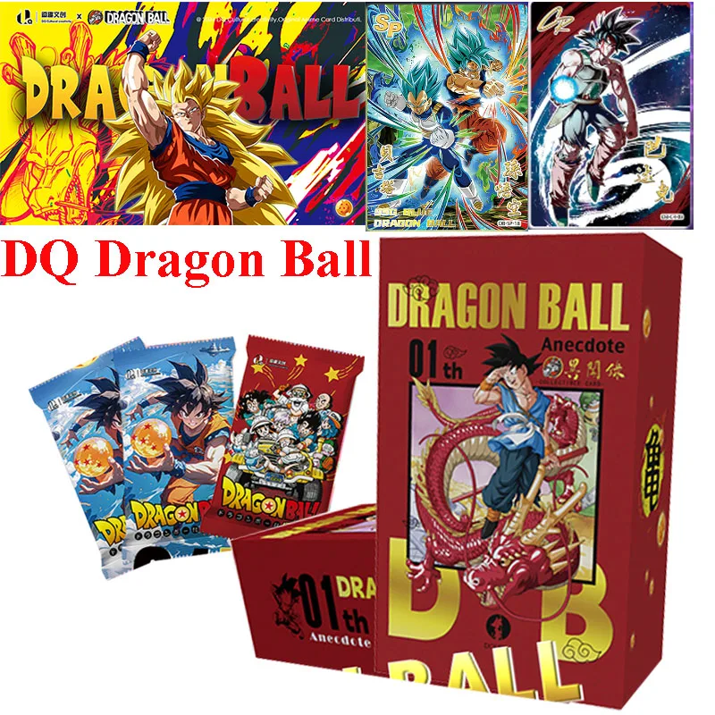 

Dragon Ball Collection Cards DQ Cultural Creativity Mystery Record Super Saiyan Anime Son Goku Diamond Flash SSP CR SP Card Toy