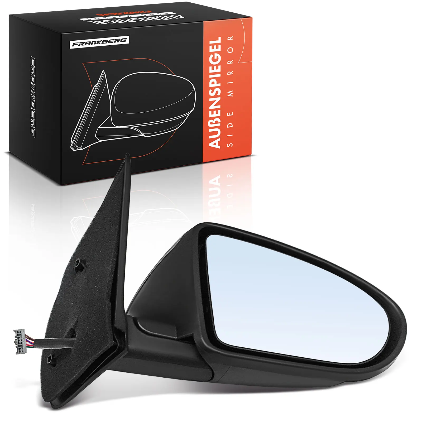Frankberg 1x Buitenspiegel Rechts voor Nissan Qashqai + 2 I J10 JJ10E NJ10 1.5L 1.6L 2.0L 2007-2013 96373JD08E NISSAN96365-JD11A