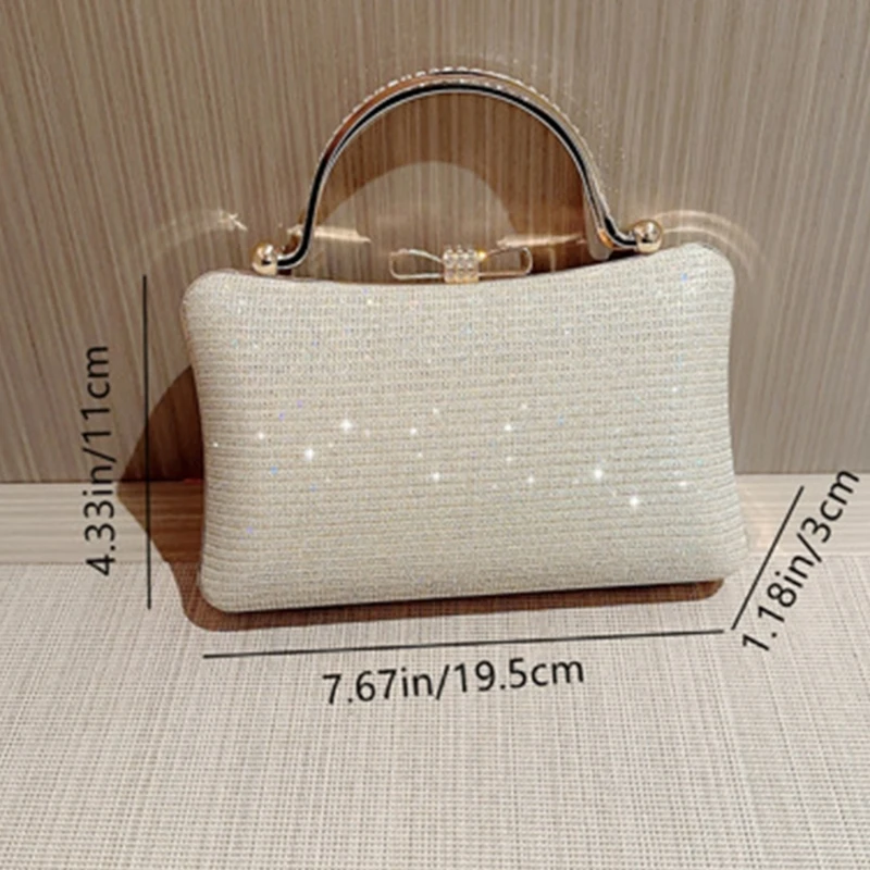 Clutch Wanita Stylish dengan Bahu Rantai untuk Acara Formal dan Santai