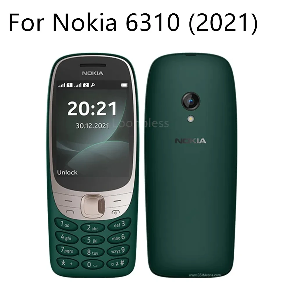 Flip Case For Nokia 6310 (2021) case TA-1400 Leather & Silicone Cover Etui Nokia 6310 2021 Nokia6310 Phone Cover Funda bag Pouch