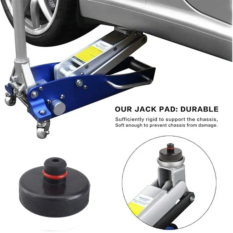 For Tesla Silicone Jack Lift Pad Point Adapter For Model 3 Model Y Model S Model X With Storage Bag-4 Pack Vehicle Repair Tools