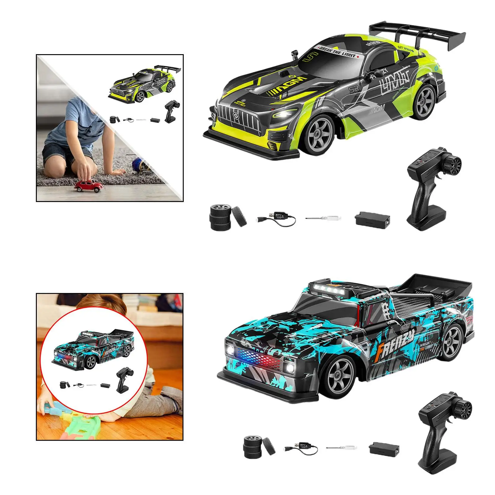 1:16 Scale RC Drift รุ่นรถแข่งกีฬาของเล่นสําหรับของขวัญวันเกิดเด็ก