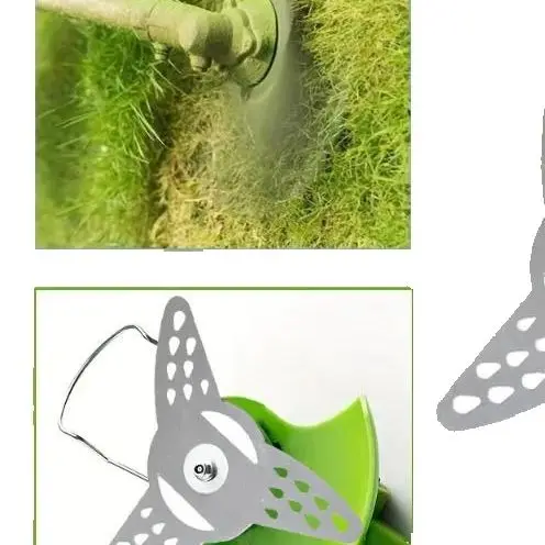 1/2/3Pcs Universal Elektrische Rasenmäher Rasenmäher Teile Werkzeug Metall Gras String Trimmer Freischneider Kopf klingen Zubehör