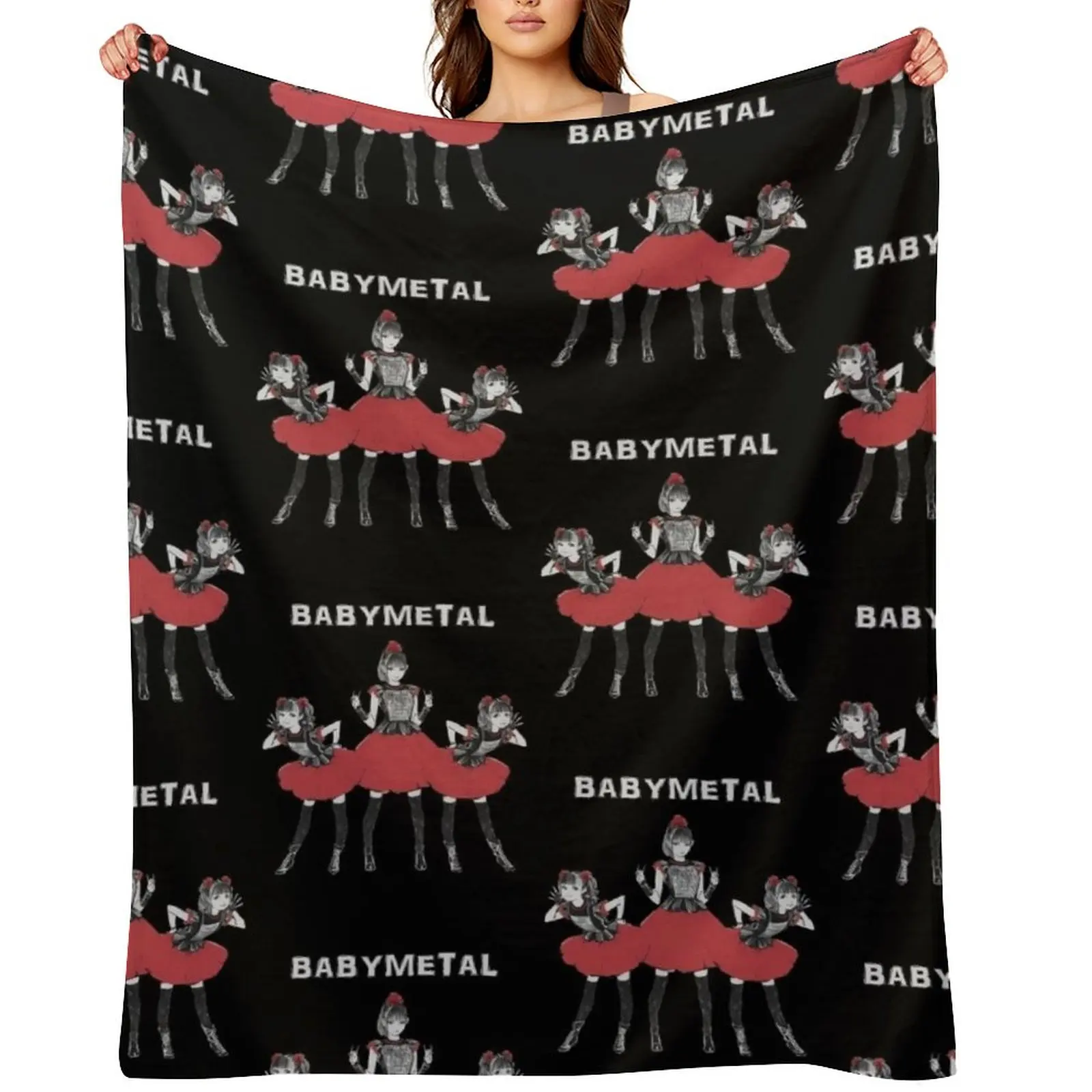 

Babymetal Band Throw Blanket halloween Blankets For Sofas Travel Blankets