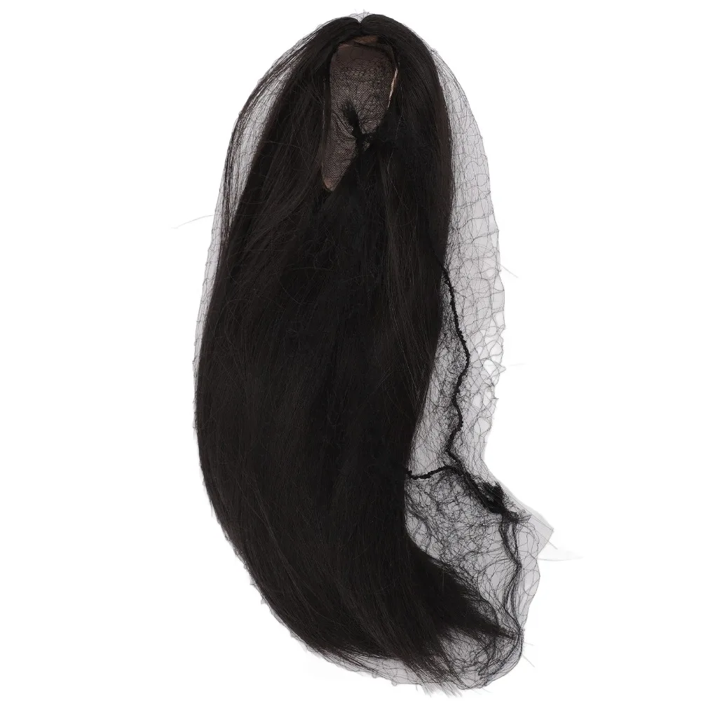 

Accessories High Temperature Silk Wig Trimmable Straight Ball Jointed Wig Soft Middle Hair Wig 1/4 Scale