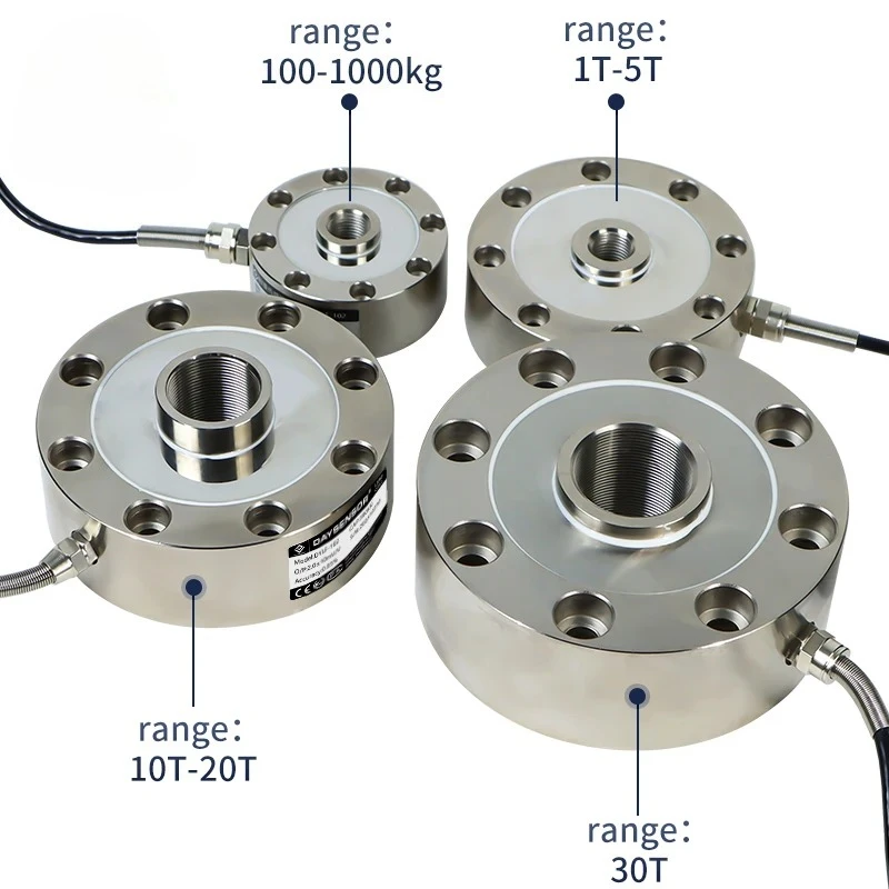 500T factory Electronic belt scales Large range Heavy Duty Tension pull pressure force measurement pancake compression load cell