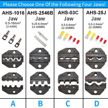 HS-03BC/a03b a40j a05h a02h2 a12 a02h Matrizen sätze für hs Backen crimp zange Maschine stirbt Stecker rohr HS-40J FSE-40J EM-6B1 EM-6B2