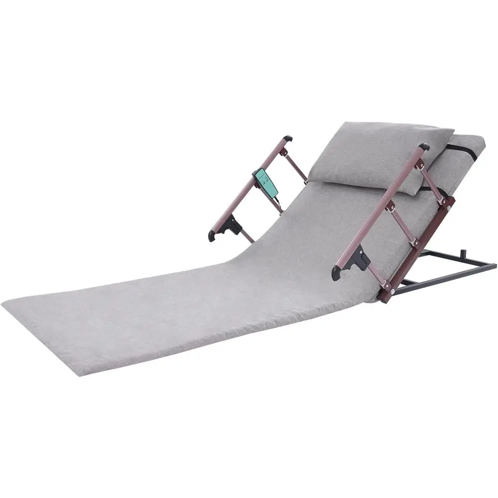 

Adjustable Bed Backrest with Remote Control, 661.39 Lbs Capacity, 2-80° Recline, Gray