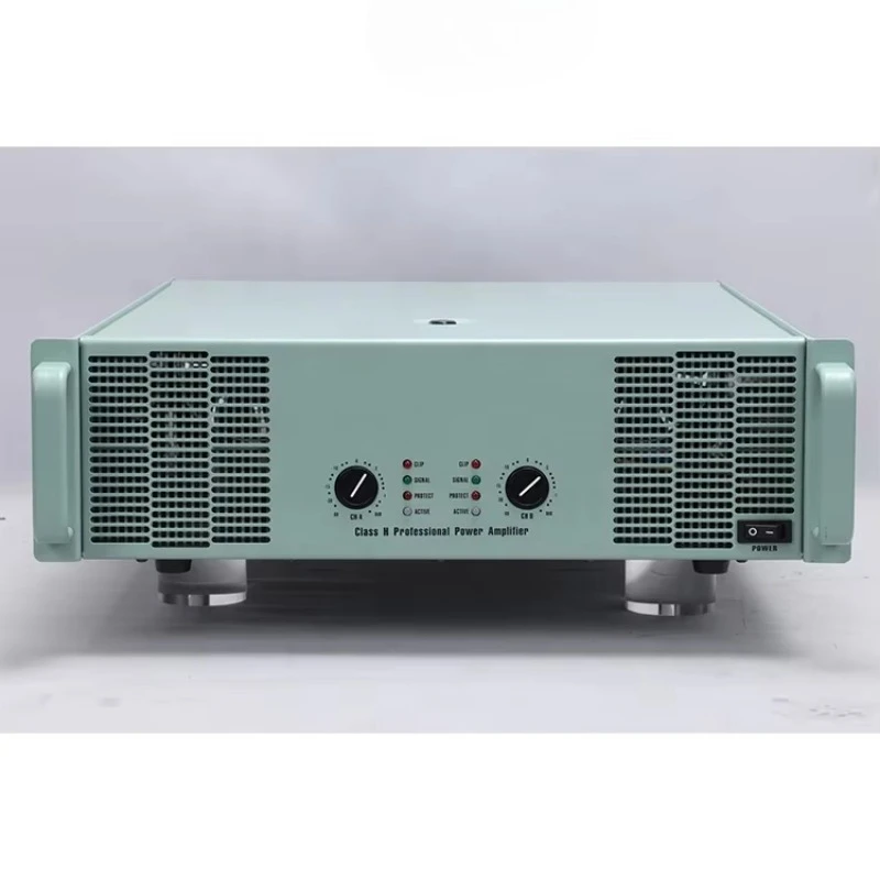 39.2 Amp CA Amplifier Green Panel 3U 2 Channel H Amplifiers Audio Outdoor Performance Professional Power Amplifier