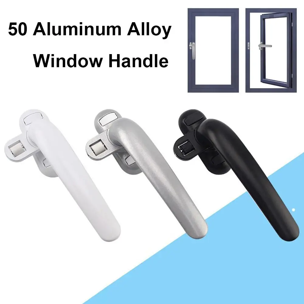Professional Aluminum Alloy 50 Push Window Handle Sliding Door Thickened Window Knob Hardware Flat Open Door 7 Type Handle