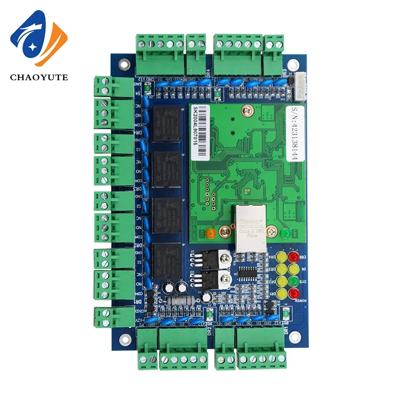 

New 32-Bit Multi Door Access Controller 1/2/4 TCP/IP Network Interface Single Double Four Door Access Control System SDK wiegand
