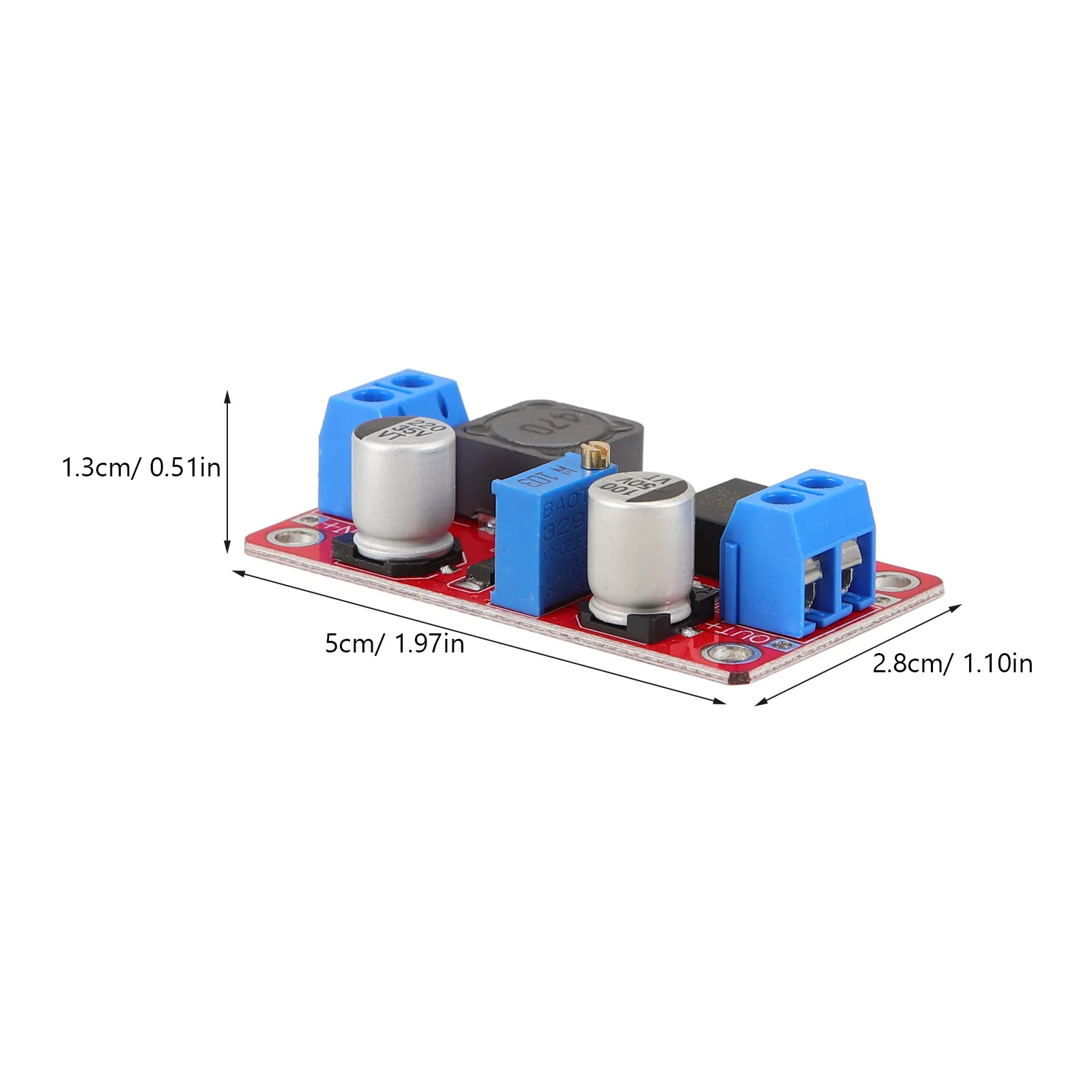 5A High Power Dc to Dc Voltage Module Adjustable Current Regulator Compact Portable Power Module Stable Performance