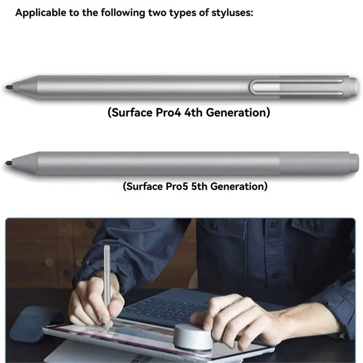 2026 New 3PCS HB Pen Tips Replacement for Pro4/5/6/7/Book for Writing/Drawing/Office