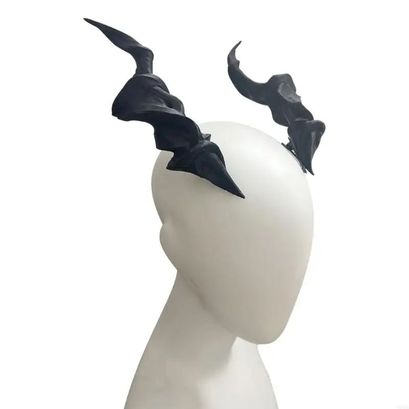 M68A ELEGANT HORN Black Halloween Clip Clip Flat Clip Flat Halloween