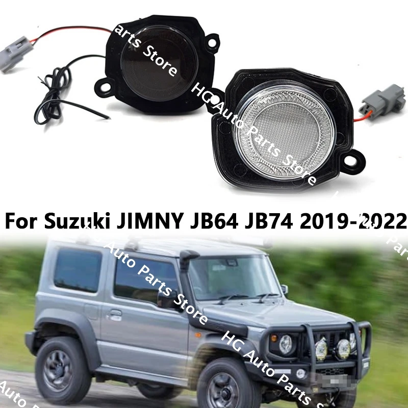 

For SUZUKI JIMNY JB64/74 Foglight Headlight Angel Eye Lamp Daytime Running Light Car Fog Lights Turn Signal Bulbs