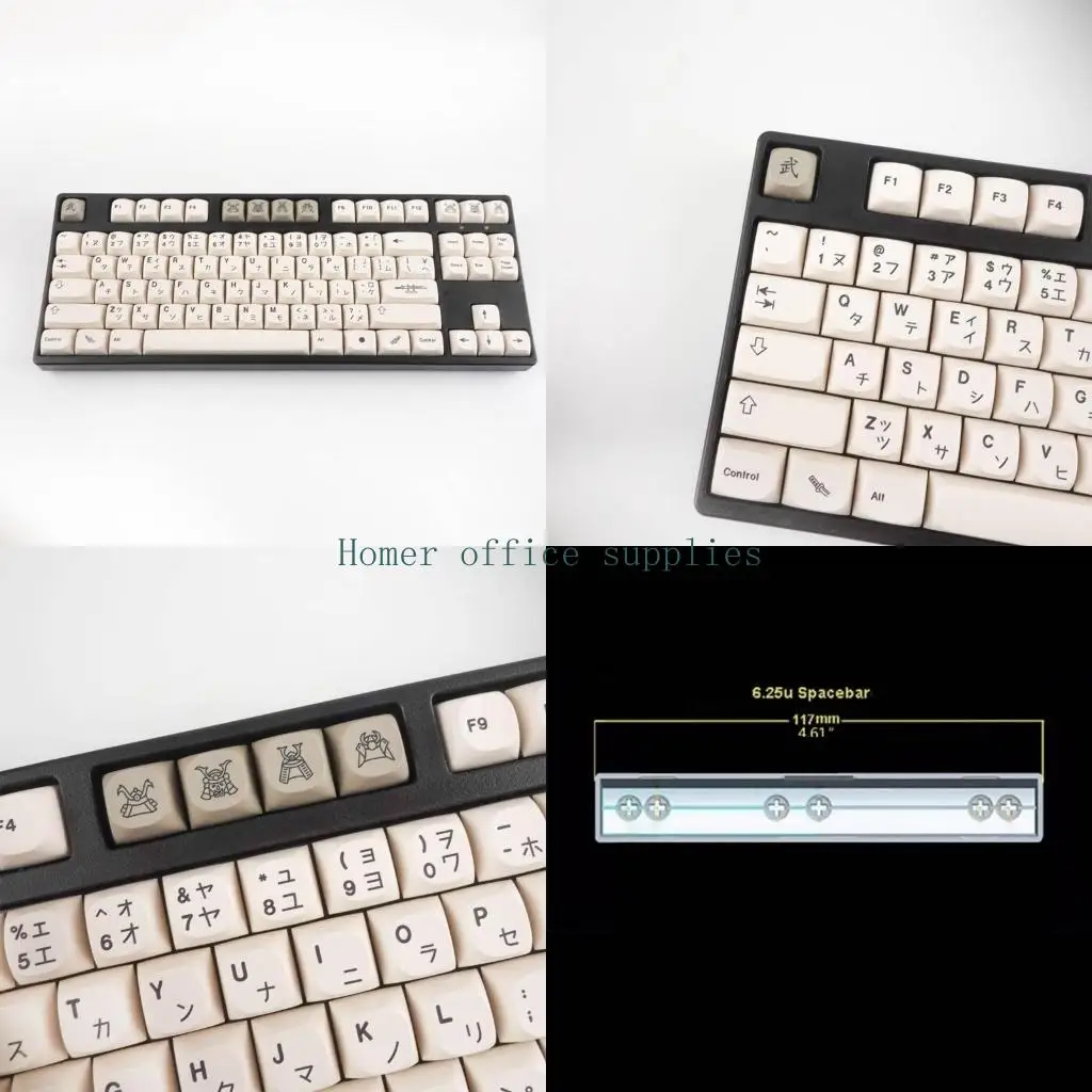 

K43B Профильные колпачки для клавиш PBT с сублимационной краской для механической игровой клавиатуры (126 шт.)