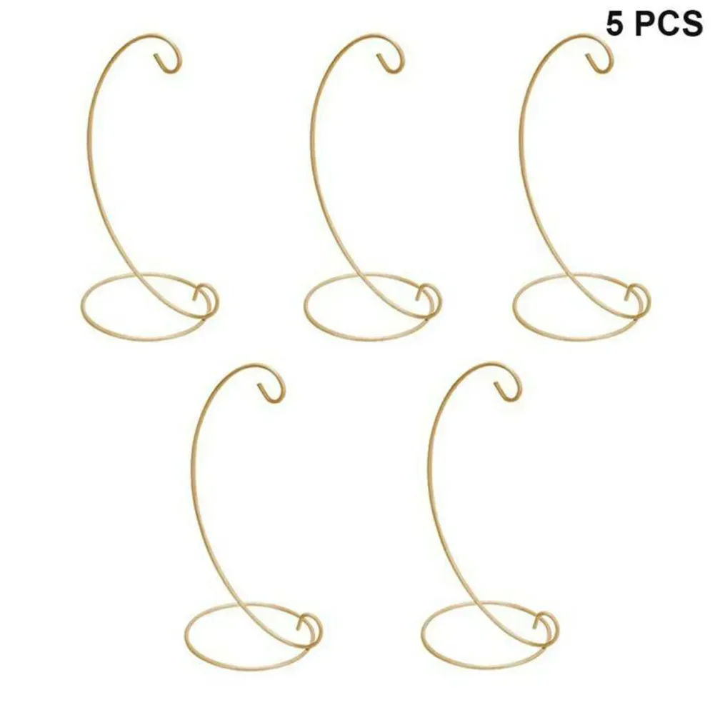 5/10pcs Home Garden Metal Bauble Ornament Pack Retro Airs Plant Terrarium Landscape Display Iron Hanging Stand Decoration Holder