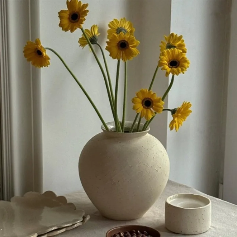 Nordic Ceramic Flower Vase Modern Simplicity Decoration Flower Vases Interior Versatile Desktop Ornaments Home Decoration