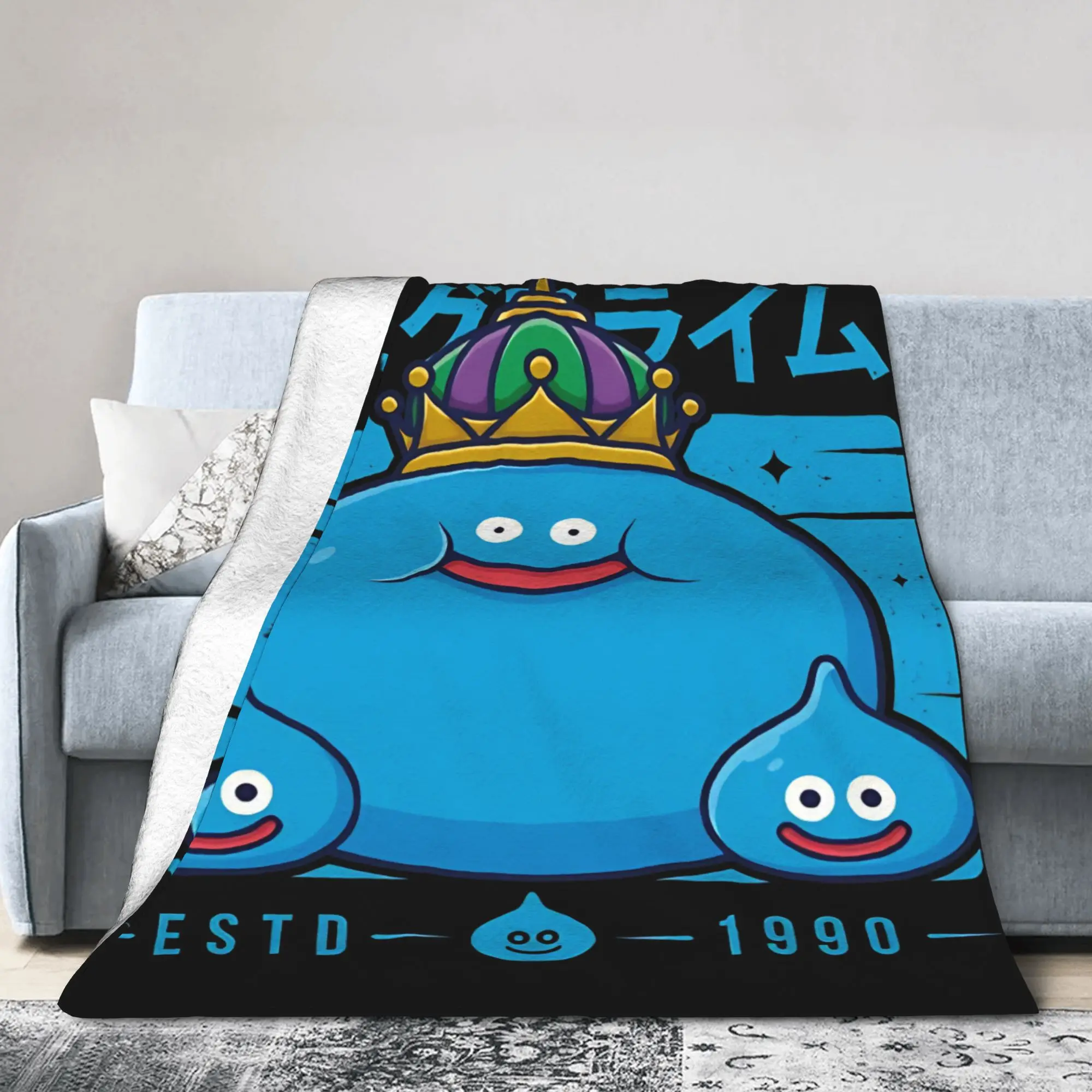 Slime Morimori Dragon Quest  Blankets Ultra-Soft Fleece Relax Gifts  Throw Blanket Quilt