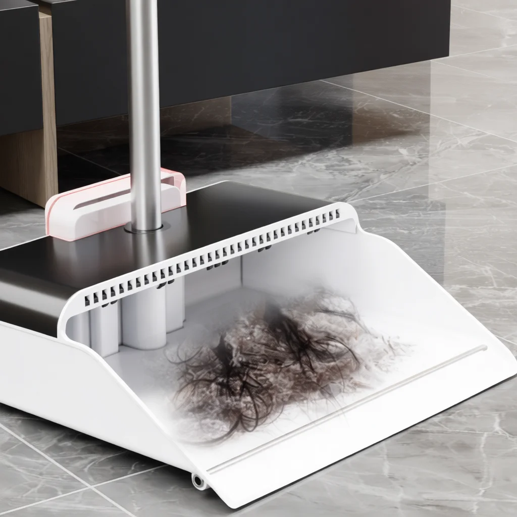 Commercial Kitchen Tile Flooring - Durable Broom And Dustpan Set Rotating