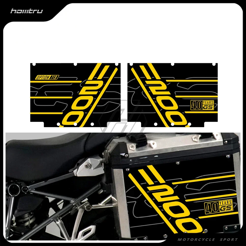 

Motorcycle Decal Case for BMW 2004-2021 R1200GS R1250GS Adventure Aluminum Box Panniers 40 Year GS Sticker