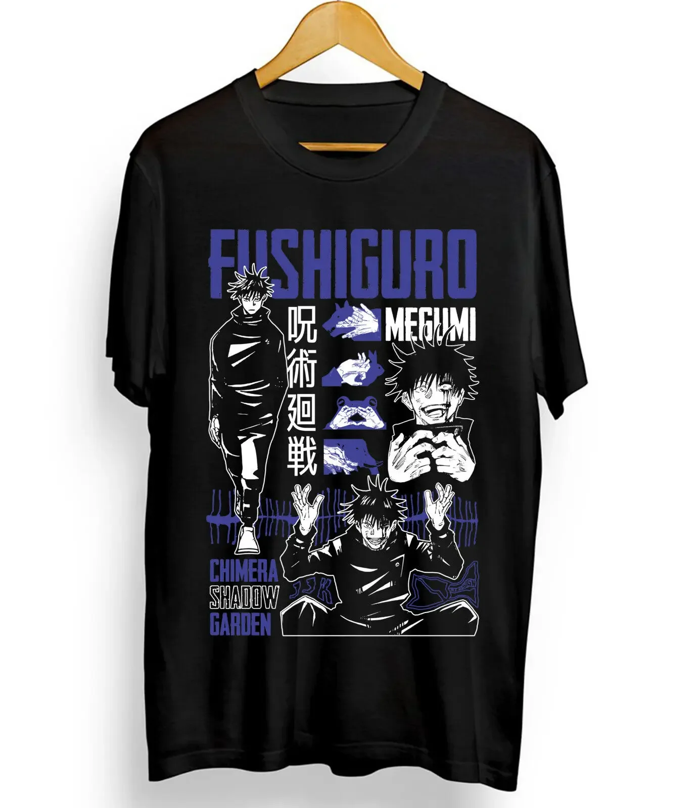 

New T-shirt,2022 The Power of Megumi Fushiguro from Jujutsu Kaisen T-Shirt