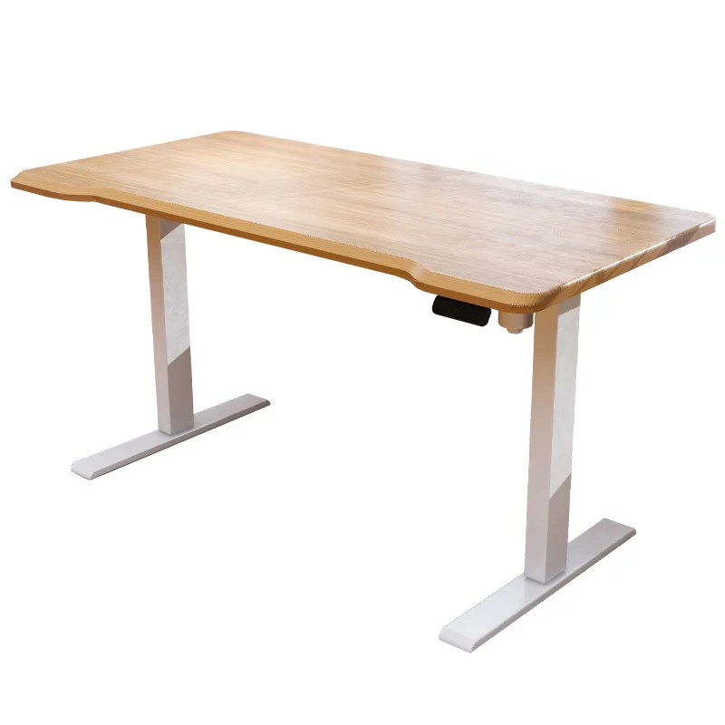 Solid wood electric lifting Solid wood desk Household lifting computer Study table Desk e-sports