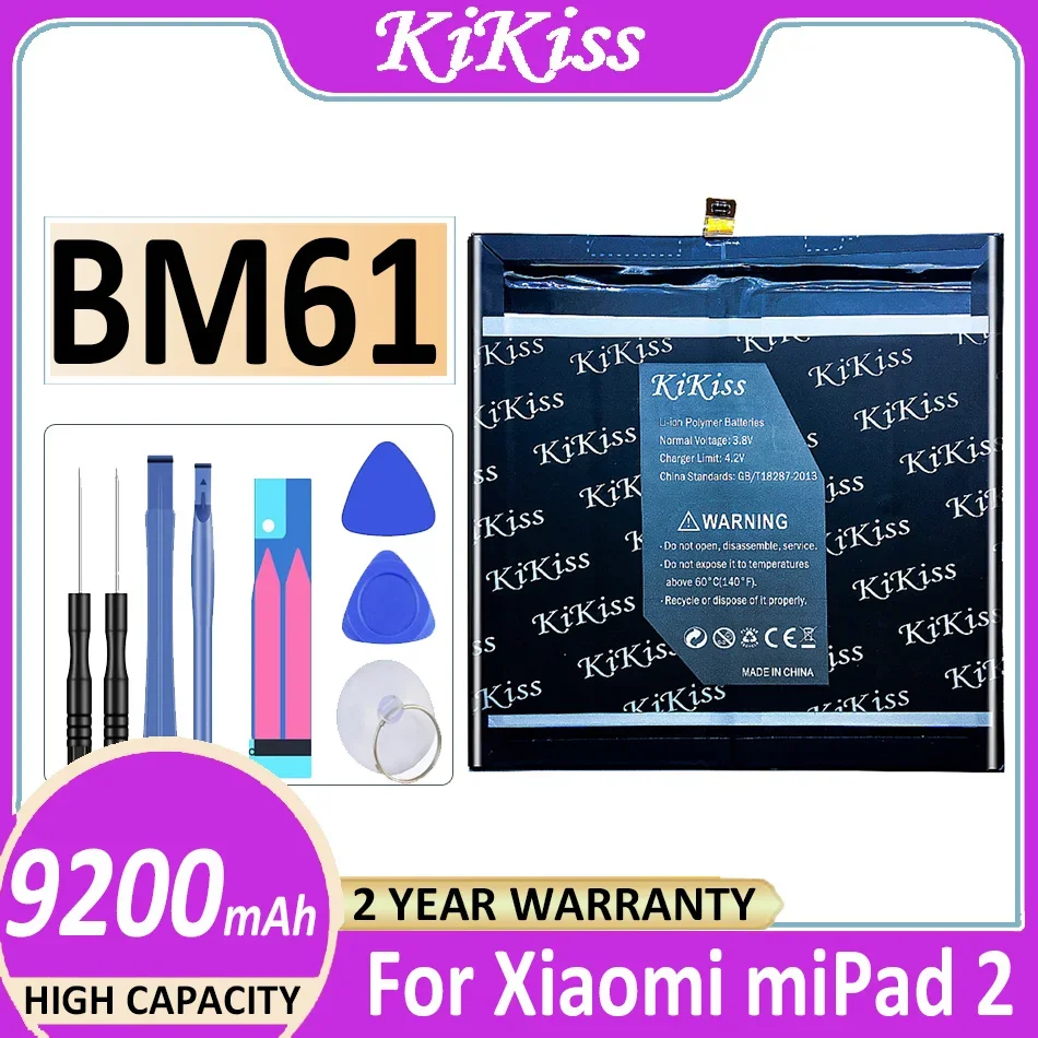 

KiKiss Battery BM60 BM61 9200mAh For Xiaomi Pad 1 For Mipad 1 2 A0101 Tablet Bateria