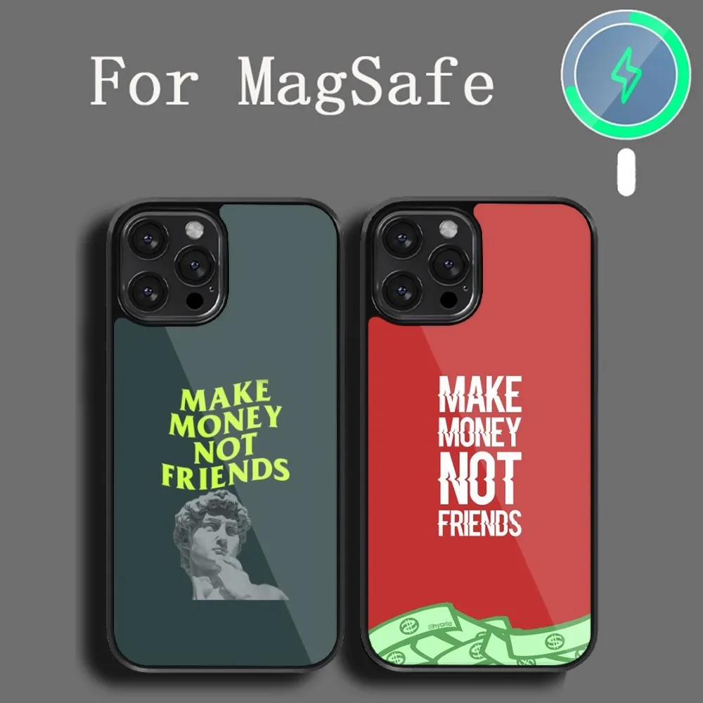 

Магнитный чехол Magsafe для iPhone 14, 13, 12, 11, 15 Pro Max Plus