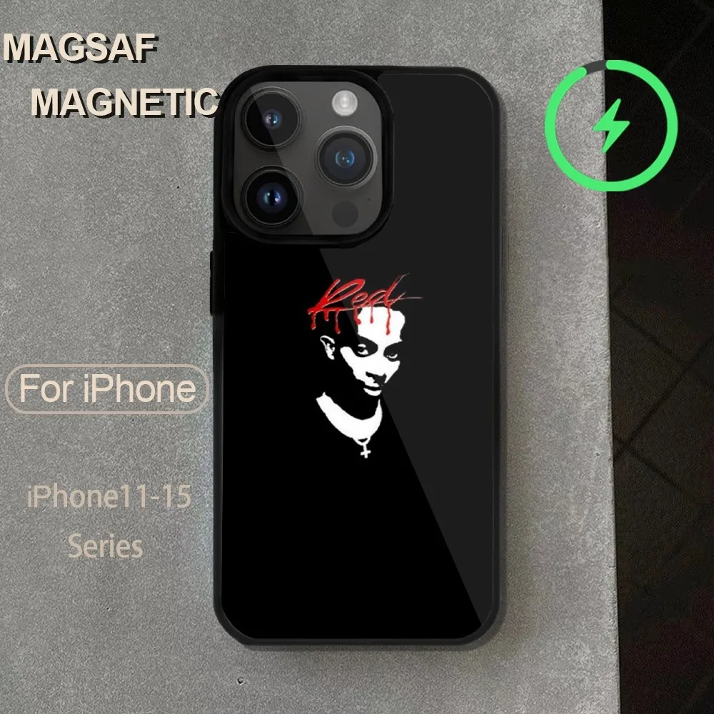 Playboi Carti Singer  Phone Case  For iPhone 14 13 12 11 15 Pro Max Magsafe Wireless Charge Plus Mini Cover