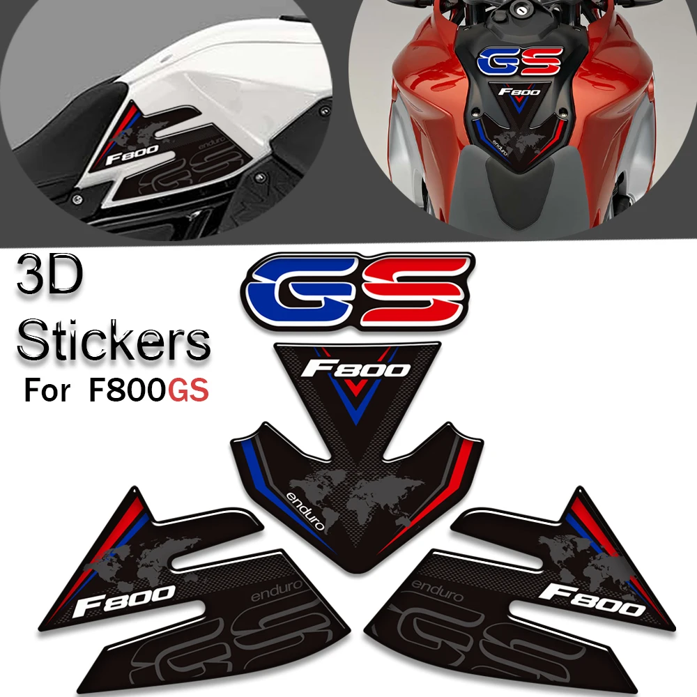 

For BMW F800GS F800 F 800 GS GSA ADV ADVENTURE Motorcycle Protector Tank Knee Pad Grips Gas Fuel Oil Stickers Decals