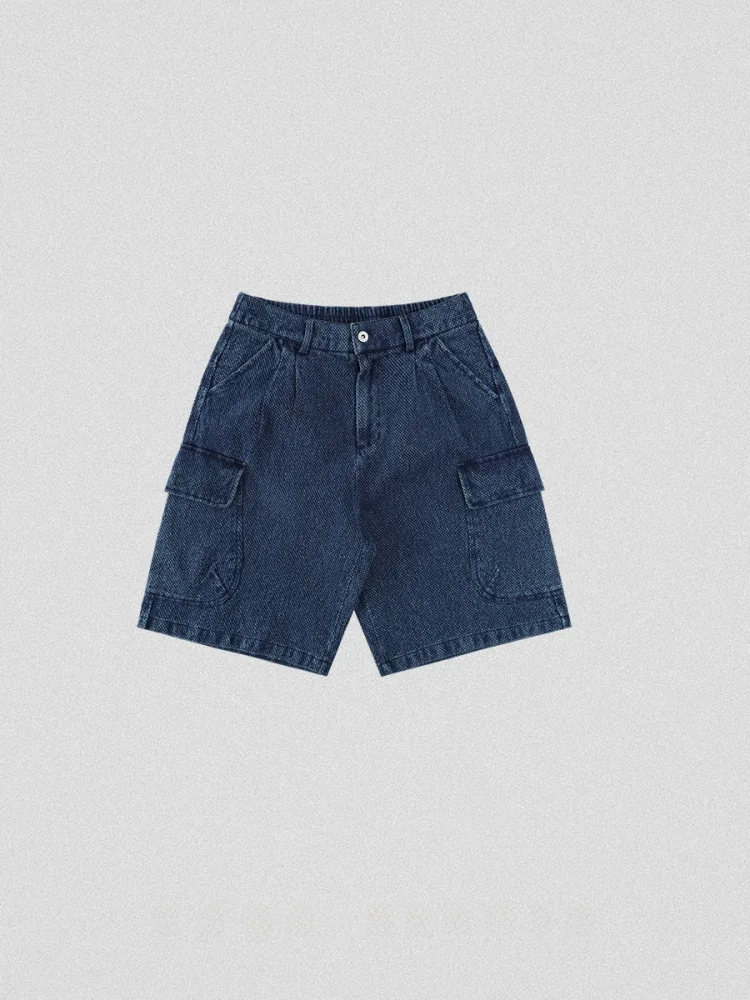 

Мужские летние повседневные брюки Deep Blue свободного прямого кроя, рабочие штаны, средняя посадка, 100% хлопок, цветные