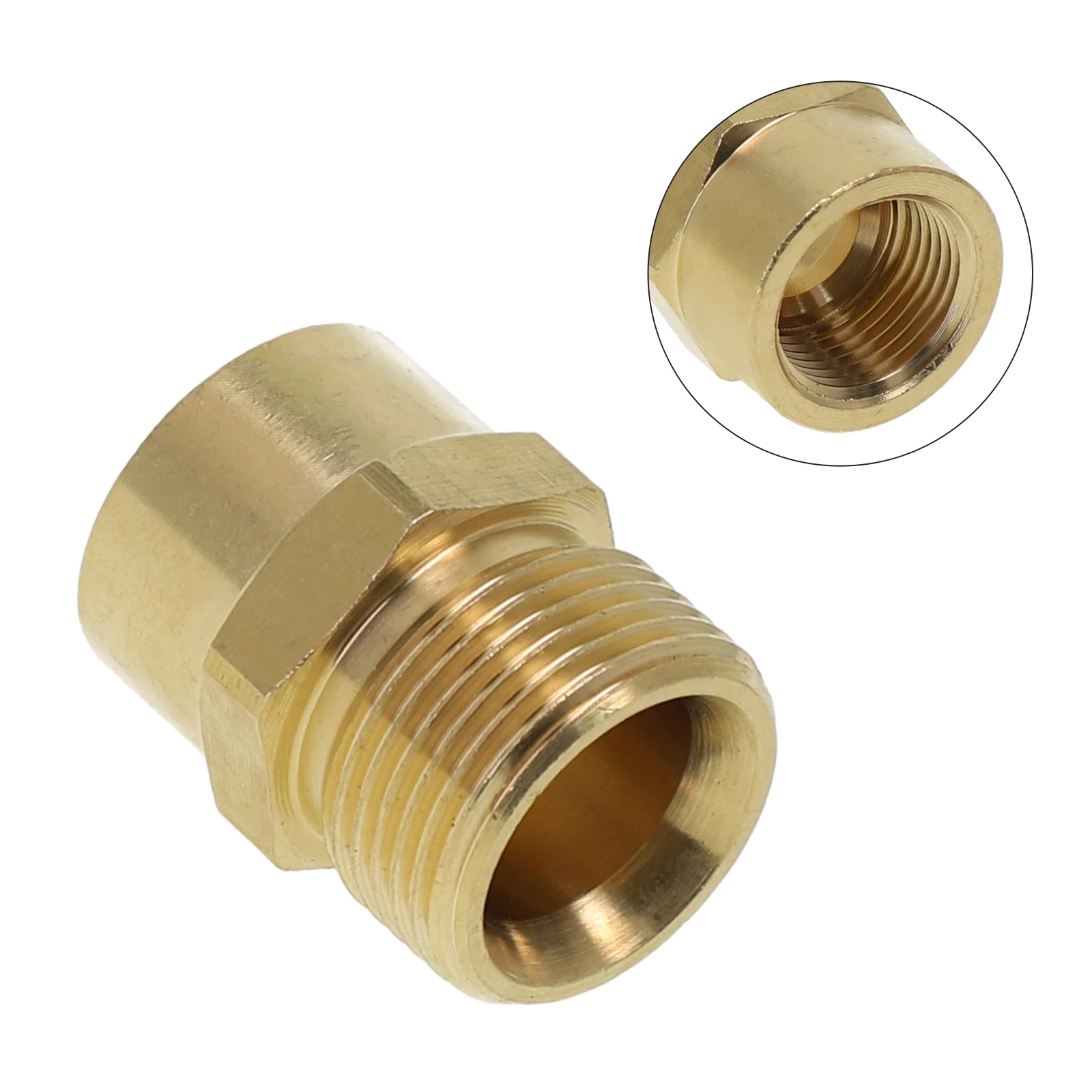 Adattatore per idropulitrice M22 x 1 5 ET con connettore filettato femmina G 3/8 adatto per lancia stringitubo e aste telescopiche