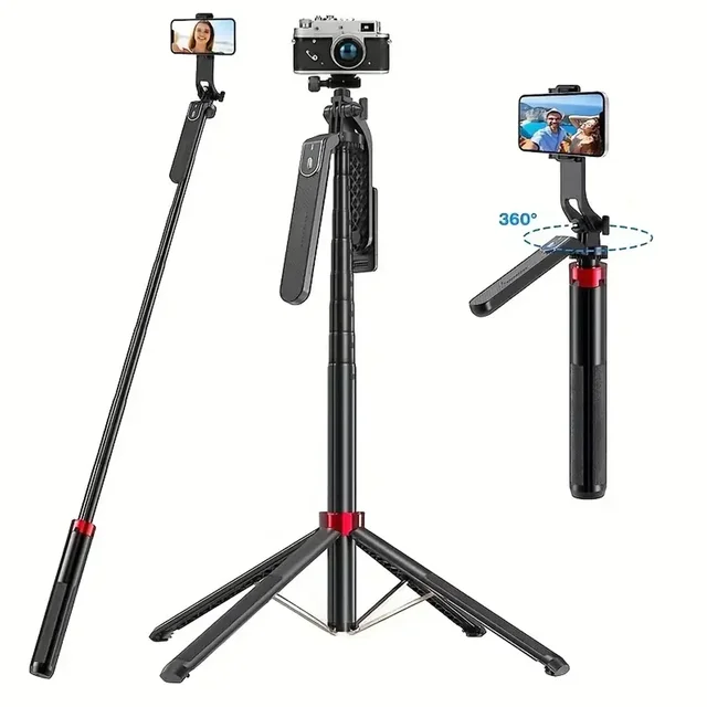 Portable Camera Tripod with Wireless Remote Control and 360° Rotation for Video Recording, Video Recording, and Live Streaming 3