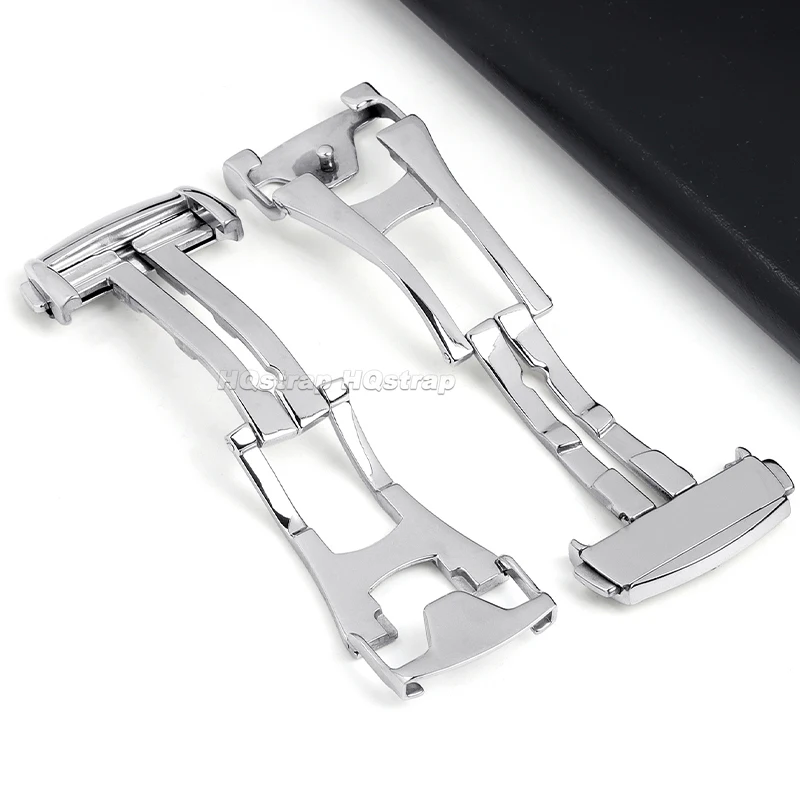 16mm 18mm 20mm Metal Folding Buckle for Omega Clasp Stainless Steel Butterfly Deployment Button Watches Accessorise Tools
