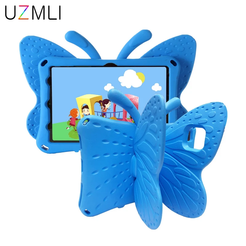 

Для Samsung Galaxy Tab S6 lite 10,4 P620 P610 P613 P619 A7 T500 T509 S6 T860 T720 Детский безопасный противоударный чехол-подставка из ЭВА с бабочкой