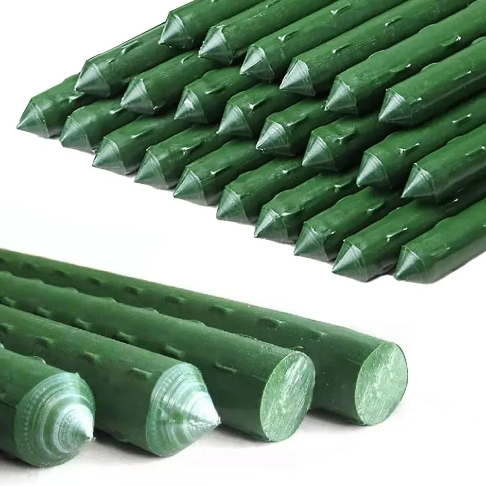 

5Ft 25Pcs Plant Stakes Garden Tomato Sticks Supports for Potted Cucumber Strawberry Bean 60h-25Pcs GM