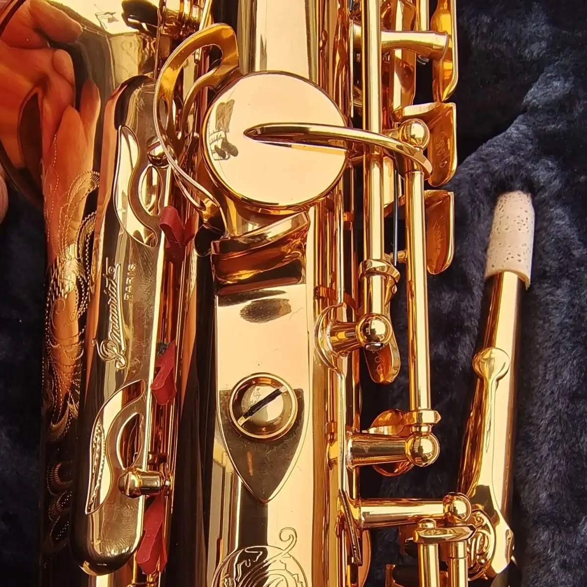 SYSTEM-76 Brass Electrophoresis Gold Alto E-flat Saxophone One-to-One Mechanism Model Saxophone Instrument