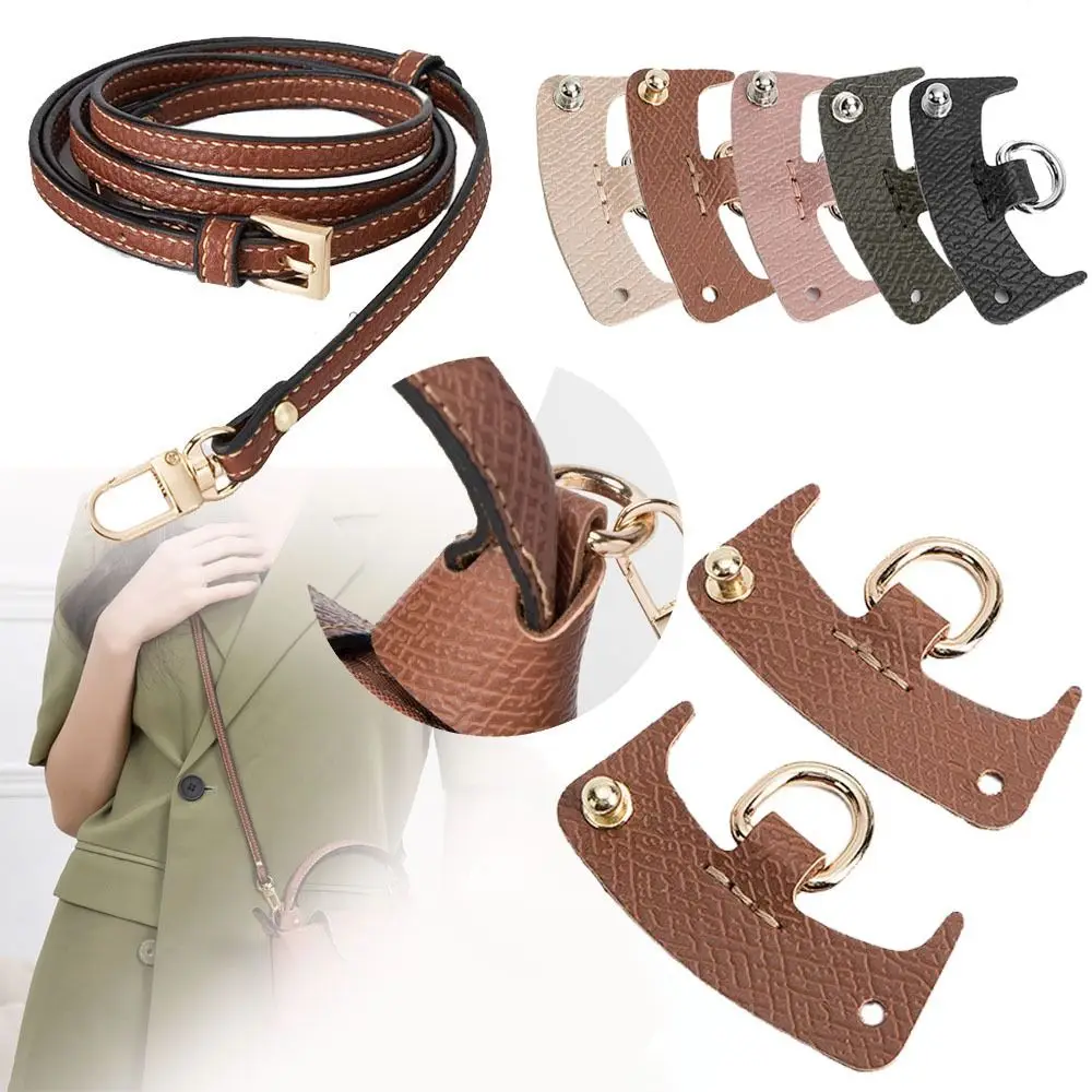 Fashion Replacement Conversion Hang Buckle Handbag Belts Genuine Leather Strap Crossbody Bags Accessories For Longchamp