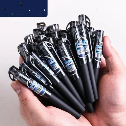 10pcs Pocket Pen Short Mini Gel Pen Portable Short Pen Portable Small Quick-drying Signature Pen for Small Students