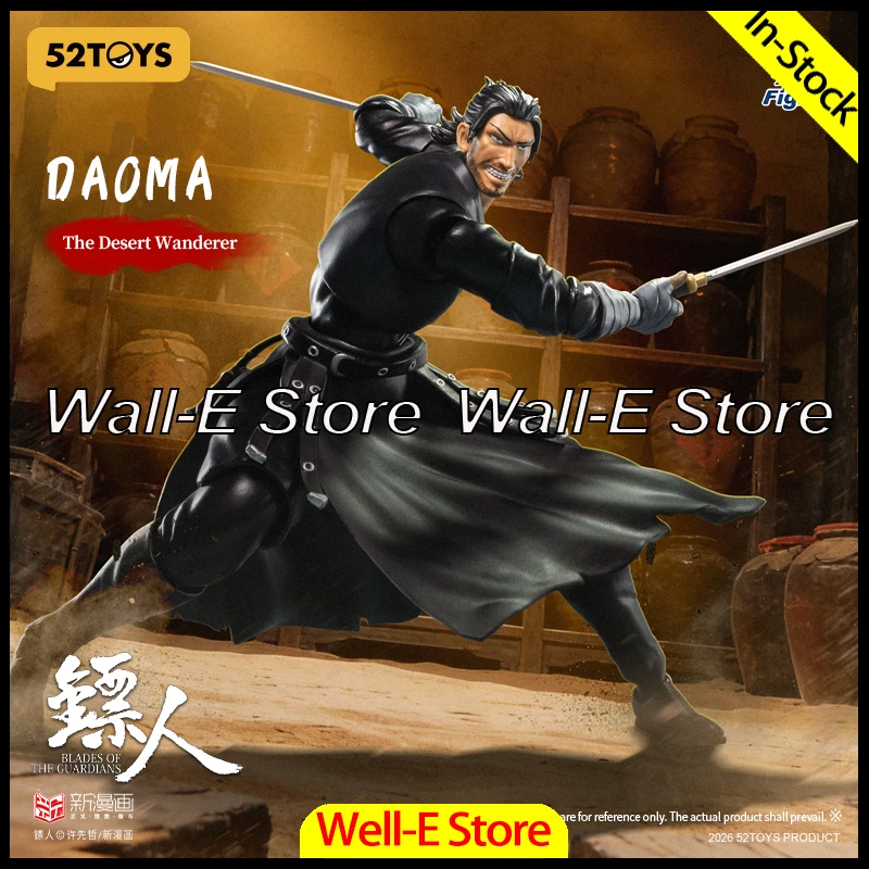 

In stock 52TOYS FigLite Blades Of The Guardians Daoma 1/12 Scale 6Inch Anime Action Figure Movable Joints Soldier Model