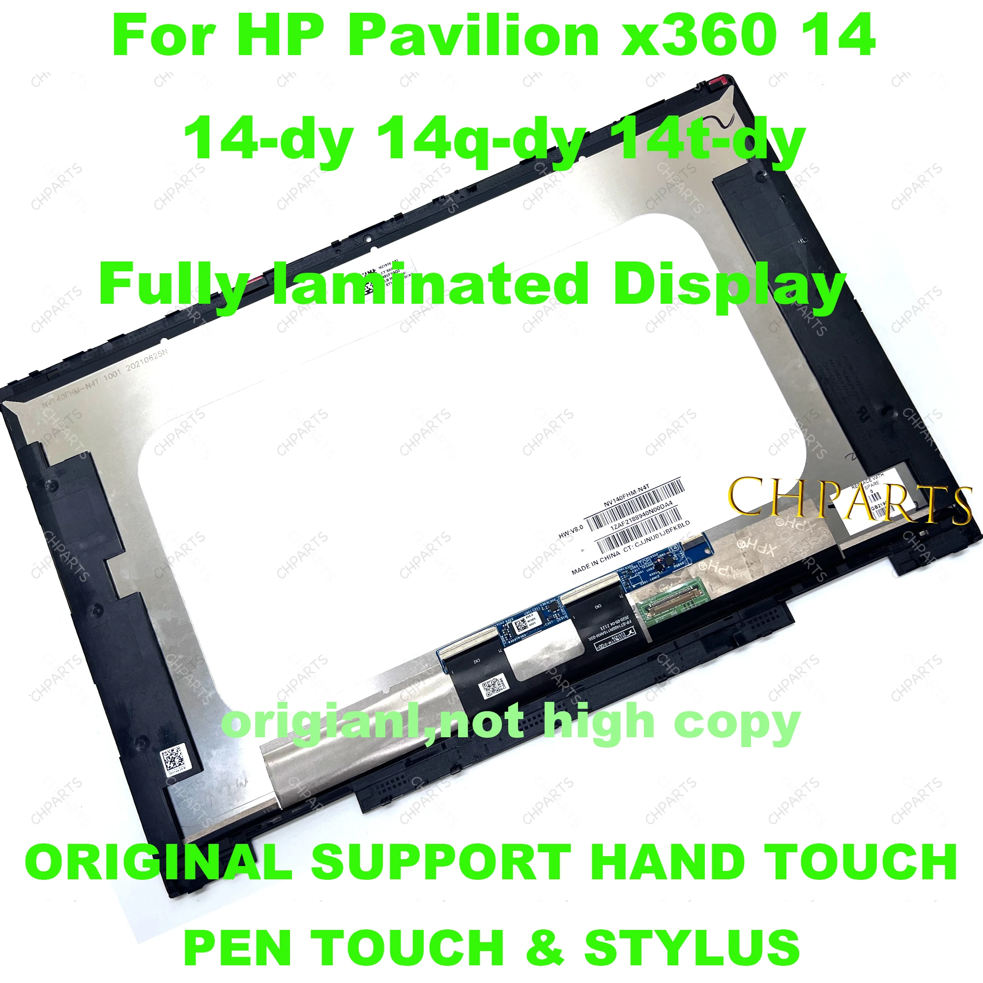 Für HP Pavilion X360 Cabrio 14-dy 14-dy0007 14-dy0018TU TPN-W148 14m-dy Lcd Touch Screen Digitizer Ersatz Montage