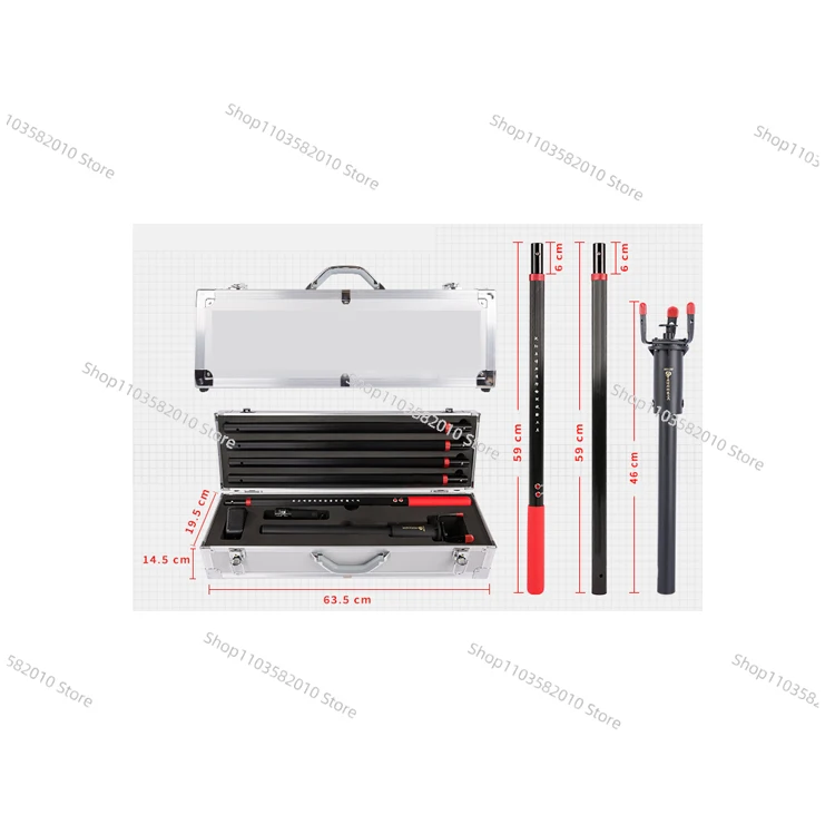 ABS-CZ07 Electric Grip Detector Removal Tools Fire Equipment and Accessories, 7cm-13cm Diameter Range 6mtr Coverage